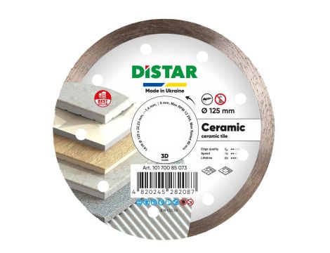 DISTAR TARCZA DIAMENTOWA CERAMIC 125 x 1,4 x 8 x 22,23mm