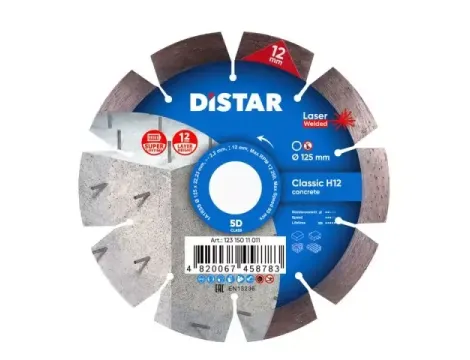 DISTAR TARCZA DIAMENTOWA CLASSIC H12 125 x 2,2/1,3 x 22,23mm