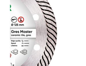 DISTAR TARCZA DIAMENTOWA GRES MASTER 125 x 1,4 x 10 x 22,23mm - image 2
