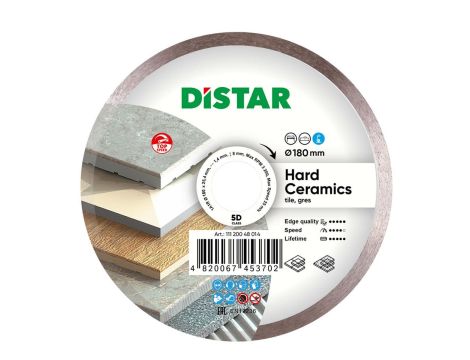 DISTAR TARCZA DIAMENTOWA HARD CERAMICS 180 x 1,4 x 8,5 x 25,4