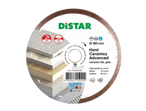 DISTAR TARCZA DIAMENTOWA HARD CERAMICS ADVANCED 180 x 1,4 x 8,5 x 25,4
