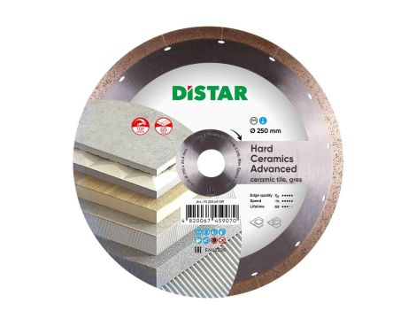 DISTAR TARCZA DIAMENTOWA HARD CERAMICS ADVANCED 250 x 1,5 x 10 x 25,4