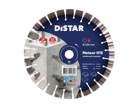 DISTAR TARCZA DIAMENTOWA METEOR H15 230 x 2,6/1,6 x 22,23mm