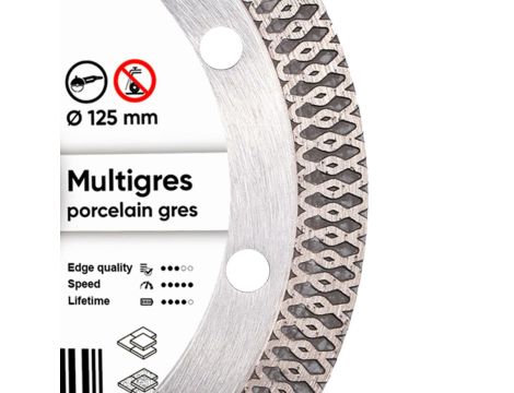 DISTAR TARCZA DIAMENTOWA MULTIGRES 125 x 1,4 x 10 x 22,23mm - 3