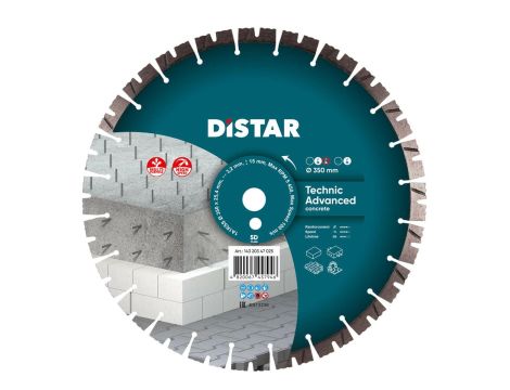 DISTAR TARCZA DIAMENTOWA TECHNIC ADVANCED 350 x 3,5/2,5 x 25,4mm