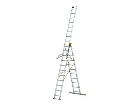 DRABEST DRABINA ALUMINIOWA MAX 3x11 150KG