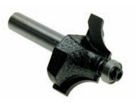 CONDOR FREZ DO DREWNA, DO ZAOKRĄGLEŃ Fi=38 12,7 x 19mm TRZPIEŃ 8mm Z ŁOŻYSKIEM