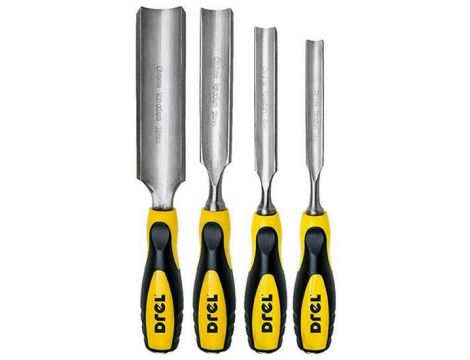 DREL DŁUTA DO DREWNA PÓŁOKRĄGŁE KPL.4szt 14/18/24/38mm