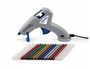 DREMEL PISTOLET DO KLEJU DUAL TEMP 7mm + KLEJ BROKAT