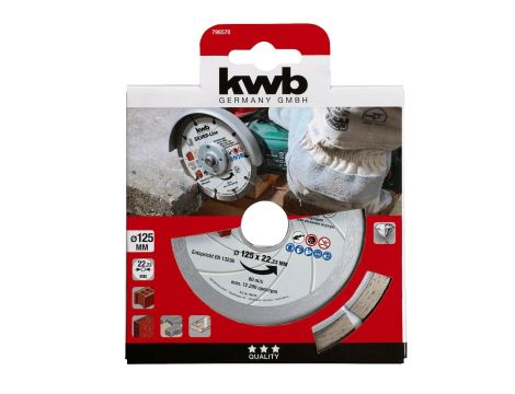 EINHELL TARCZA DIAMENTOWA DO KAMIENIA 125mm  /KWB