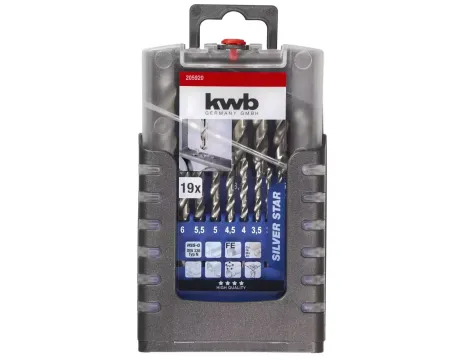 EINHELL ZESTAW WIERTEŁ 19szt 1-10MM