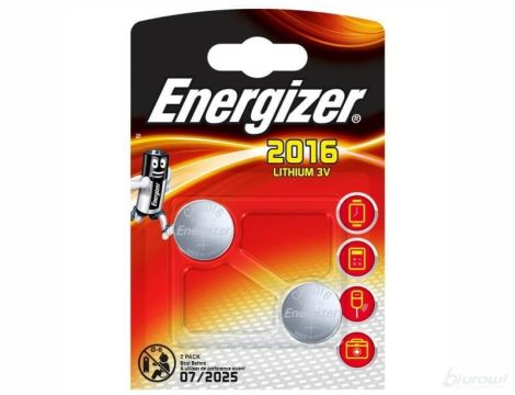 ENERGIZER BATERIA CR-2016 - 2szt.