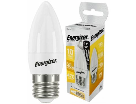 ENERGIZER ŻARÓWKA CANDLE 4,9W / 40W E27 470LM BARWA CIEPŁA