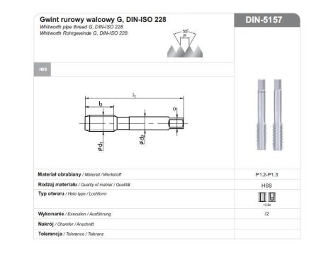 FANAR GWINTOWNIK 3/8" NGRA/2