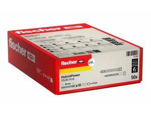 FISCHER KOŁEK HYBRIDPOWER 10x90 /50szt. KLUCZ  OGNIOODPORNY