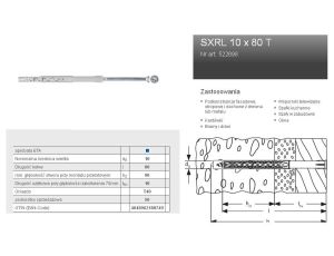 FISCHER KOŁEK ROZP.SXRL 10x 80 T/50szt. T40.