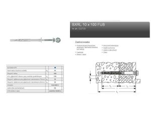 FISCHER KOŁEK ROZP.SXRL 10x120 FUS 50szt MOC. RAMOWE