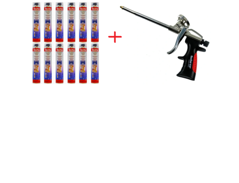 FISCHER PIANA ZIMOWA PISTO.750ml PUP750 /12szt. + PISTOLET DO PIANY 547126