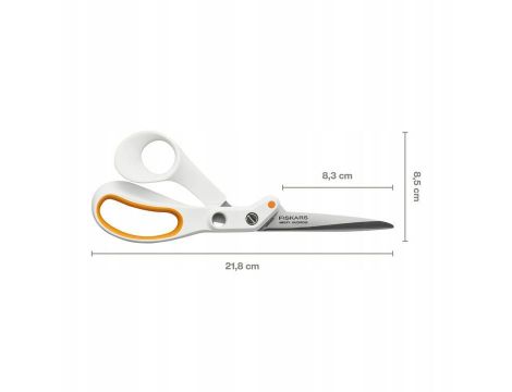 FISKARS NOŻYCZKI AMPLIFY DO SZYCIA 21cm DO GRUBYCH MATERIAŁÓW
