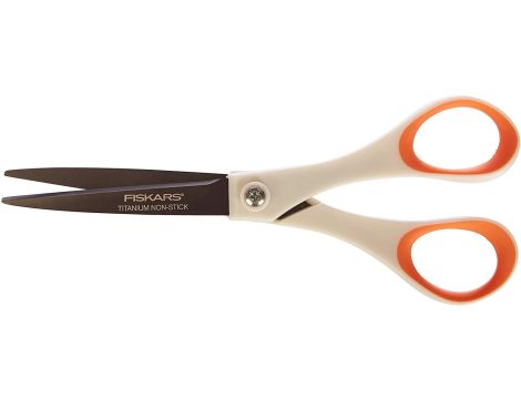 FISKARS NOŻYCZKI UNIWERSALNE 18cm TITANIUM NON-STICK