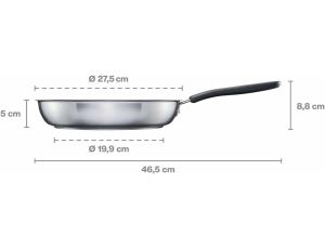 FISKARS PATELNIA 26cm  Z POWŁOKĄ CERAMICZNĄ FUNCTIONAL FORM