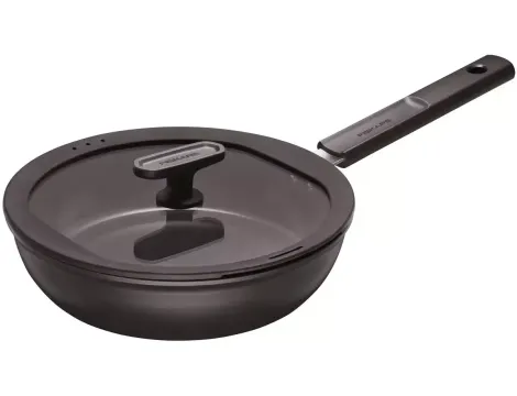 FISKARS PATELNIA SZEFA KUCHNI 28 CM (3,5 L) Z POWŁOKĄ NIEPRZYWIERAJĄCĄ I Z POKRYWKĄ HARD FACE