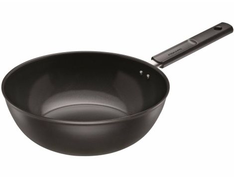 FISKARS WOK 28 CM (4,5 L) Z POWŁOKĄ NIEPRZYWIERAJĄCĄ HARD FACE