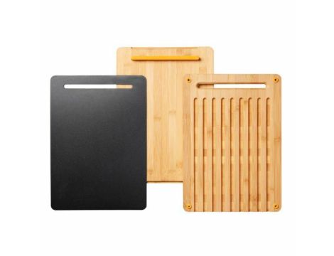 FISKARS ZESTAW 3 DESEK BAMBUSOWYCH DO KROJENI A FF