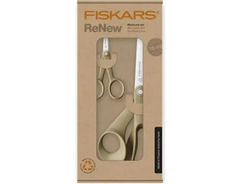 FISKARS ZESTAW PREZENTOWY NOŻYCZKI UNIW. 21cm + NOŻYCZKI DO PAZNOKCI