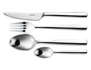 FISKARS ZESTAW SZTUĆCÓW 24szt. BŁYSZCZĄCE .