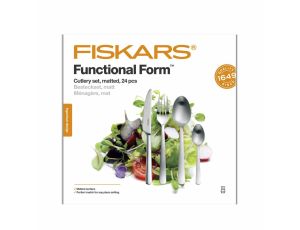 FISKARS ZESTAW SZTUĆCÓW 24szt. MATOWE FF