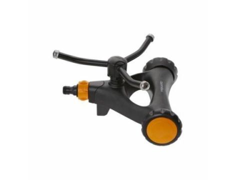 FISKARS ZRASZACZ DOOKÓLNY METALOWY NA KOŁACH