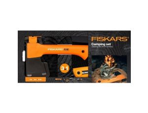 FISKARS SIEKIERA   X5 - XXS + NÓŻ + PIŁA .
