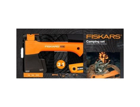 FISKARS SIEKIERA   X5 - XXS + NÓŻ + PIŁA .