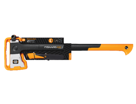 FISKARS SIEKIERA ROZŁUPUJĄCA X28  X-SERIES OSTRZE M + NÓŻ UNIWERSALNY