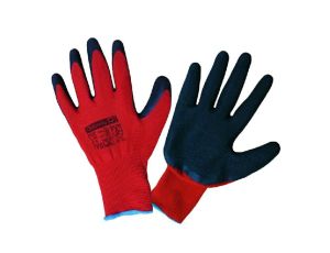 RĘKAWICE ROBOCZE POLA CZERWONO-CZARNE ROZ. 10