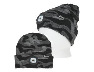 CZAPKA ZIMOWA Z LAMPKĄ LED MORO/GEKO