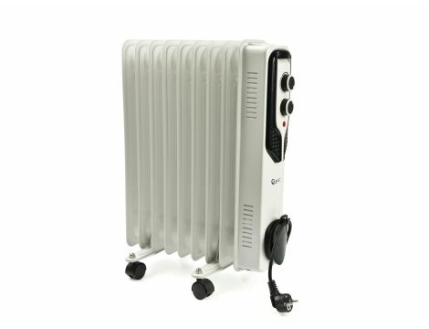 GRZEJNIK OLEJOWY  9-ŻEBEREK REGULACJA/TERMOSTAT 2000W GEKO - 2