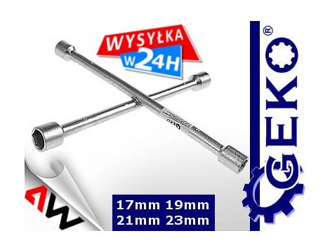 KLUCZ KRZYŻAKOWY 17/19/21/22mm 14"/G
