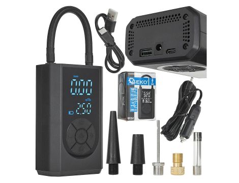 KOMPRESOR ROWEROWY/SAMOCHODOWY 4000mAh 84W