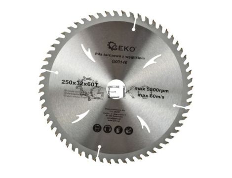 PIŁA TARCZ.WIDIA 250*32*60z /B...