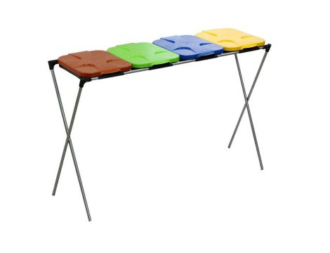 STOJAK KOSZ NA 4 WORKI NA ŚMIECI DO SEGREGACJI GEKO