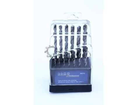 WIERTŁO METAL BIAŁE KPL. 13szt./GEKO/2-8 mm.