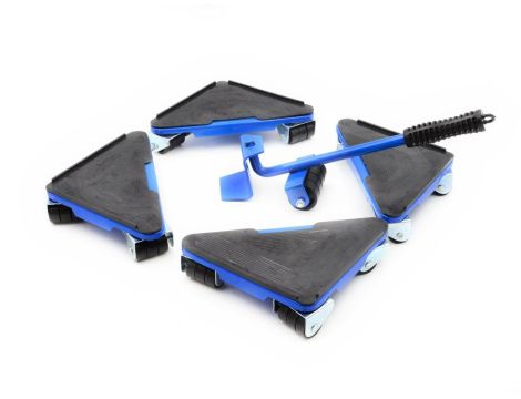 ZESTAW DO PRZESUWANIA MEBLI 5el. 300kg GEKO