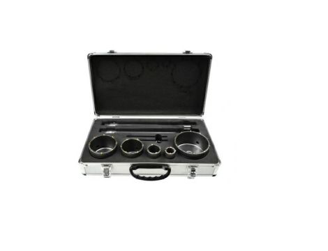 ZESTAW FREZÓW DO MURU 9szt. /G... (30,40,65,80,100+2 adaptery)