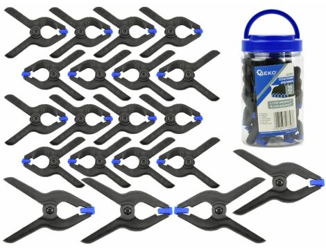 ZESTAW ŚCISKÓW SPRĘŻYNOWYCH 22el. GEKO