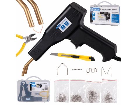 ZGRZEWARKA DO PLASTIKU 50W + ZSZYWKI GEKO