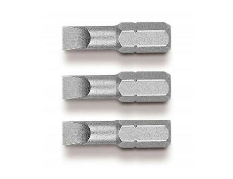 HIKOKI KOŃCÓWKA 1/4" PŁASKIE ZESTAW 4 x 0,5 / 5,5 x 0,8 / 6,5 x 1,2 - 25mm /3szt.