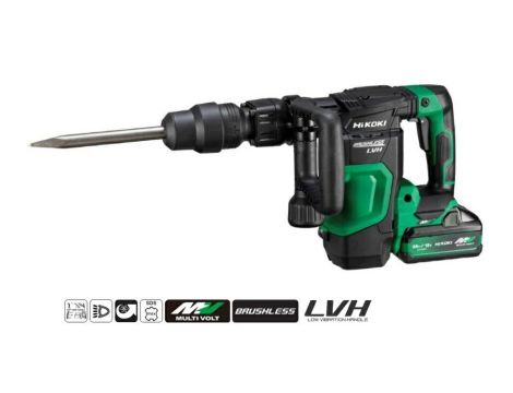 HIKOKI MŁOT KUJĄCY MAX 36V H3641DA WAZ 6,8J 2x4,0Ah MV BL WALIZKA