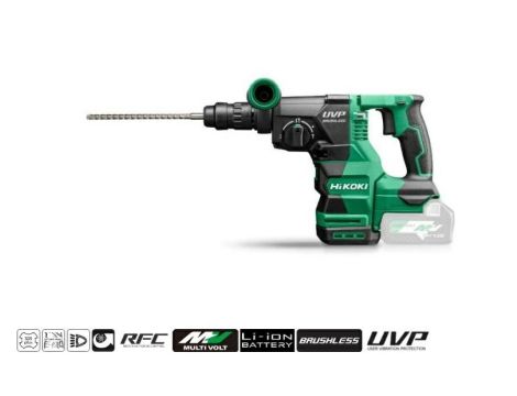 HIKOKI MŁOT SDS+ 36V DH3628DC W2Z 3,2J MV BL +UCHWYT 13mm HSC